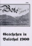 Geschehen in Balsthal 1900